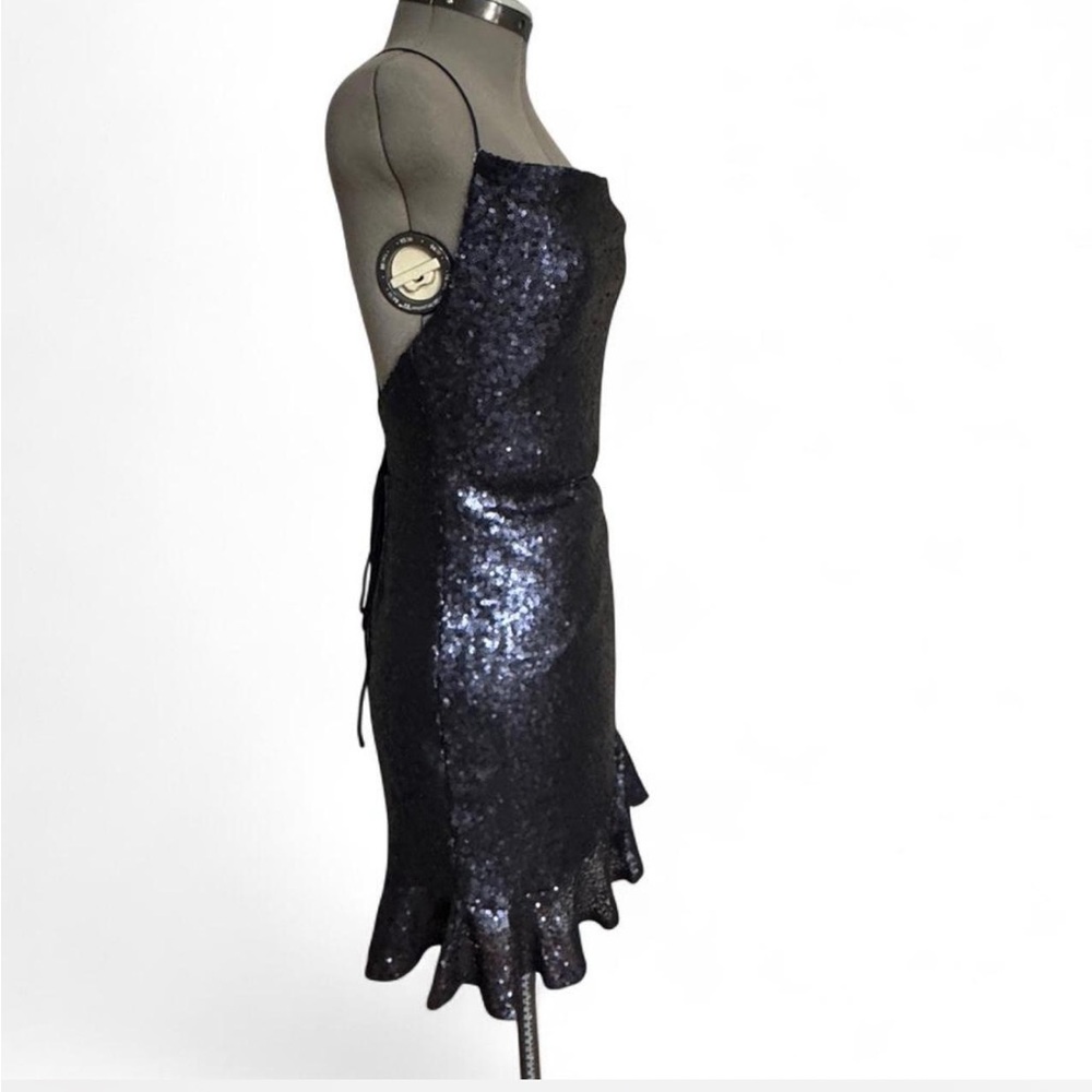 Elegant Sequin Cocktail Mini Dress - Picture 5 of 10